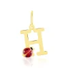 Histoire d'Or Pendentif Helidie Coccinelle Lettre Or Jaune* Pendentifs|Pendentifs