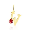 Histoire d'Or Pendentif Helidie Coccinelle Lettre Or Jaune* Pendentifs|Pendentifs