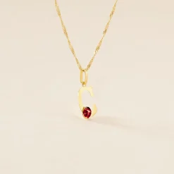 Histoire d'Or Pendentif Helidie Coccinelle Lettre Or Jaune* Pendentifs|Pendentifs