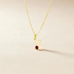 Hot Histoire d'Or Pendentif Helidie Coccinelle Lettre Or Jaune