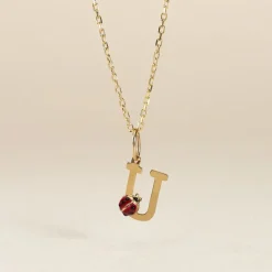 Histoire d'Or Pendentif Helidie Coccinelle Lettre Or Jaune* Pendentifs|Pendentifs