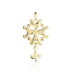 Online Histoire d'Or Pendentif Huguenote Or Jaune