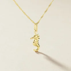 Histoire d'Or Pendentif Illide Hippocampe Or Jaune* Pendentifs|Pendentifs