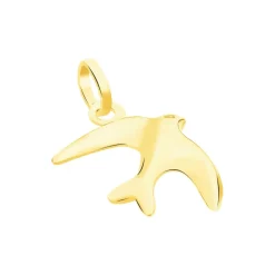 Hot Histoire d'Or Pendentif Illide Hirondelle Or Jaune