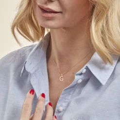 Histoire d'Or Pendentif Ionia Lettre or jaune