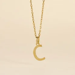 Histoire d'Or Pendentif Ionia Lettre or jaune