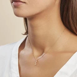 Discount Histoire d'Or Pendentif Ionia Lettre or jaune