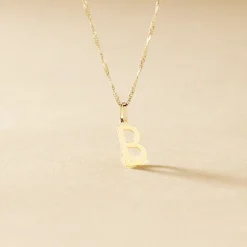 Hot Histoire d'Or Pendentif Ionia Lettre or jaune