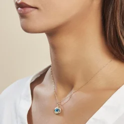 Histoire d'Or Pendentif Ivannie Oeil Or Jaune* Colliers|Pendentifs