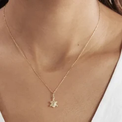 Discount Histoire d'Or Pendentif Kalinka Tortue Or Jaune