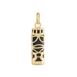Histoire d'Or Pendentif Kauai Plaqué Or Jaune Pierre De Synthese* Pendentifs|Pendentifs