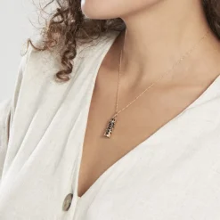 Histoire d'Or Pendentif Kauai Plaqué Or Jaune Pierre De Synthese* Pendentifs|Pendentifs