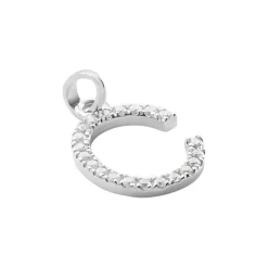 Histoire d'Or Pendentif Klementine Or Blanc Oxyde De Zirconium* Pendentifs|Pendentifs