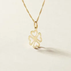 Histoire d'Or Pendentif Koulmia Trefle Or Jaune* Pendentifs|Pendentifs