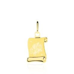 Histoire d'Or Pendentif Lamie Zodiaque Parchemin Or Jaune* Bijoux Personnalisés|Pendentifs