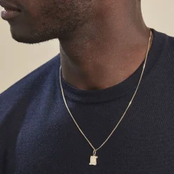 Histoire d'Or Pendentif Lamie Zodiaque Parchemin Or Jaune* Bijoux Personnalisés|Pendentifs