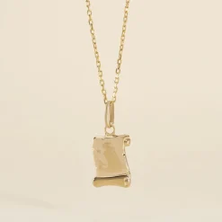 New Histoire d'Or Pendentif Lamie Zodiaque Parchemin Or Jaune