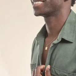 New Histoire d'Or Pendentif Lamie Zodiaque Parchemin Or Jaune