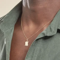 Histoire d'Or Pendentif Lamie Zodiaque Parchemin Or Jaune* Bijoux Personnalisés|Pendentifs