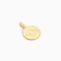 Discount Histoire d'Or Pendentif Lamie Zodiaque Or Jaune