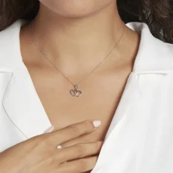 Hot Histoire d'Or Pendentif Lehinaae Argent Blanc