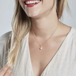 Histoire d'Or Pendentif Lenonie Or Jaune Perle De Culture