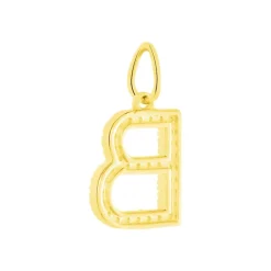 Histoire d'Or Pendentif Lettre B Or Jaune Oxyde* Pendentifs|Pendentifs