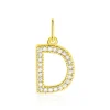 Online Histoire d'Or Pendentif Lettre D Or Jaune Oxyde