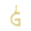 Histoire d'Or Pendentif Lettre G Or Jaune Oxyde* Pendentifs|Pendentifs