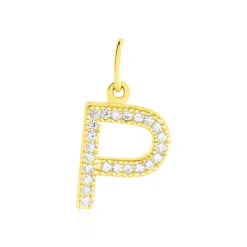 Histoire d'Or Pendentif Lettre P Or Jaune Oxyde* Pendentifs|Pendentifs