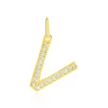 Histoire d'Or Pendentif Lettre V Or Jaune Oxyde* Pendentifs|Pendentifs