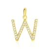 Discount Histoire d'Or Pendentif Lettre W Or Jaune Oxyde