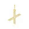 Histoire d'Or Pendentif Lettre X Or Jaune Oxyde* Pendentifs|Pendentifs