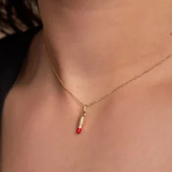 Histoire d'Or Pendentif Libitina Or Jaune