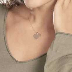 Histoire d'Or Pendentif Lisa Or Rose* Bijoux Personnalisés|Pendentifs