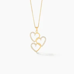 Histoire d'Or Pendentif Lovely Or Jaune Oxyde De Zirconium