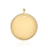 Histoire d'Or Pendentif Lulu Plaque Or Doré* Bijoux Personnalisés|Pendentifs