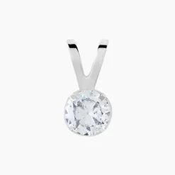 Histoire d'Or Pendentif Mabila Or Blanc Oxyde De Zirconium* Pendentifs|Pendentifs