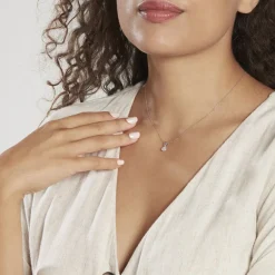 Histoire d'Or Pendentif Mabila Or Blanc Oxyde De Zirconium* Pendentifs|Pendentifs