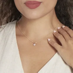 Discount Histoire d'Or Pendentif Mabila Or Jaune Oxyde De Zirconium