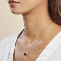 Histoire d'Or Pendentif Manolita Or Blanc Perle De Culture De Tahiti* Pendentifs|Pendentifs