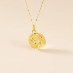 Histoire d'Or Pendentif Marie Or Jaune* Bijoux Personnalisés|Pendentifs