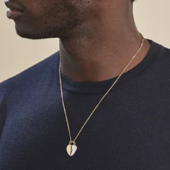 Histoire d'Or Pendentif Marie-stephanie Plaqué Or Bicolore* Bijoux Personnalisés|Pendentifs