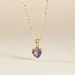 New Histoire d'Or Pendentif Miyah Or Jaune Amethyste