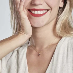 New Histoire d'Or Pendentif Miyah Or Jaune Amethyste