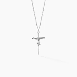 Hot Histoire d'Or Pendentif Nessahae Argent Blanc