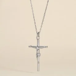 Hot Histoire d'Or Pendentif Nessahae Argent Blanc