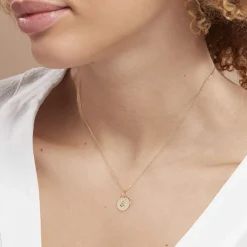 Histoire d'Or Pendentif Or Jaune Astraea Oxyde De Zirconium