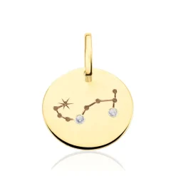 Clearance Histoire d'Or Pendentif Or Jaune Astraea Oxyde De Zirconium