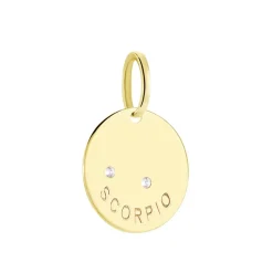 Clearance Histoire d'Or Pendentif Or Jaune Astraea Oxyde De Zirconium